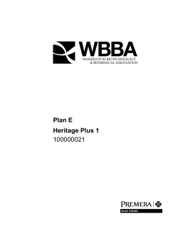 Plan E Heritage Plus 1 - Your Full Service Benefits Technology