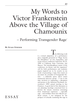 Performing Transgender Rage