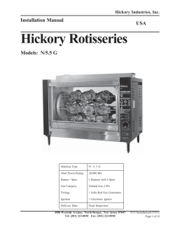 Gas - Hickory Industries, Inc.