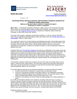 University Police Services partners with Davidson Academy