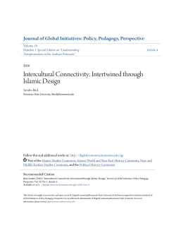 Intercultural Connectivity: Intertwined through Islamic Design