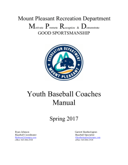 Spring 2017 Coaches Manual