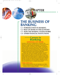 the business of banking