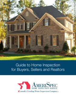 Guide to Home Inspection for Buyers, Sellers and Realtors