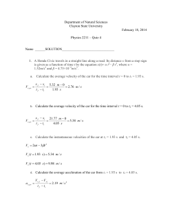 Department of Natural Sciences