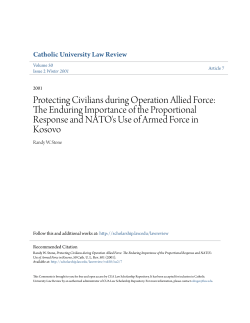 Protecting Civilians during Operation Allied Force