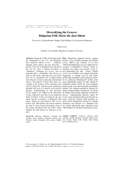 Diversifying the Groove: Bulgarian Folk Meets the