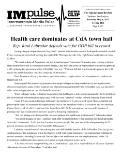 Health care dominates at CdA town hall