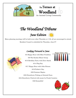 the Newsletter - The Terrace at Woodland