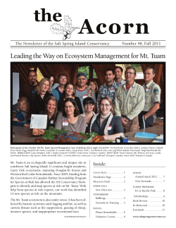 - Salt Spring Island Conservancy