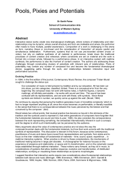 Pools, Pixies and Potentials