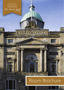 Room Brochure - Trades Hall Of Glasgow