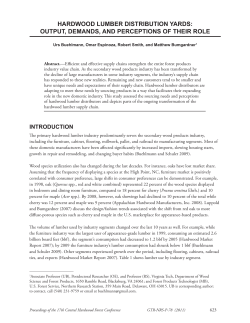 hardwood lumber distribution yards