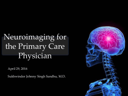 Neuroimaging for the Primary Care Physician