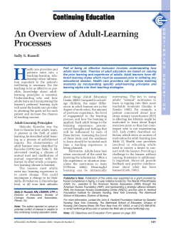 UNJ Oct 2006 - Society of Urologic Nurses and Associates