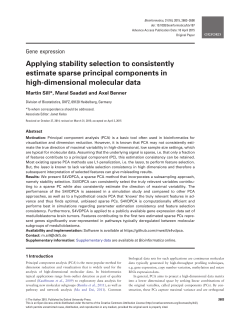Applying stability selection to consistently