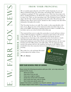 December 2015 - EW Farr Public School