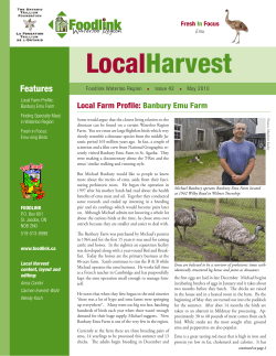 See it in the Local Harvest!