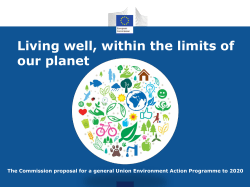 Living well, within the limits of our planet