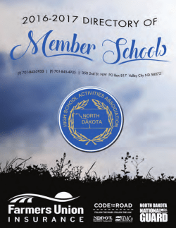 Member School Directory  - North Dakota High School Activities