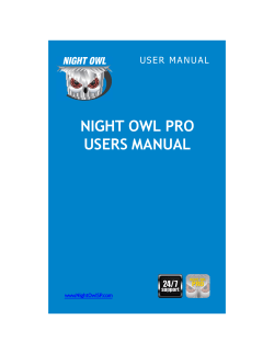 night owl pro users manual