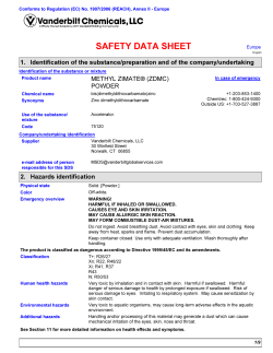 safety data sheet - RT Vanderbilt Holding Company, Inc.