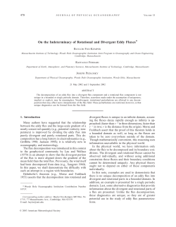 On the Indeterminacy of Rotational and Divergent