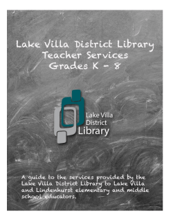 Teacher Services Guide