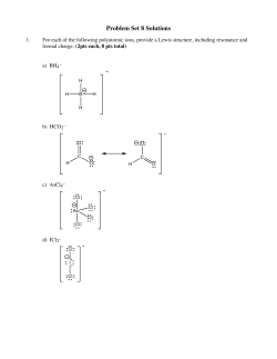 Problem Set 8 Solutions