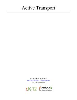 Active Transport - CK