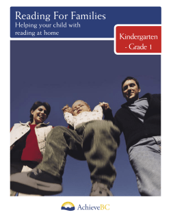 Reading For Families