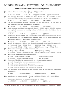 MUNISH KAKAR`s INSTITUE OF CHEMISTRY