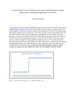 It is NOT the Sun, it is NOT CO2 but the new GreenHouse element