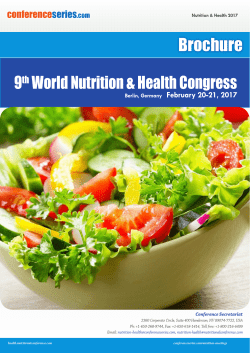 Brochure - Conferences