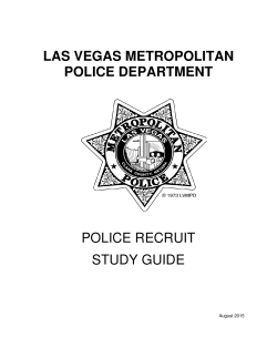 las vegas metropolitan police department police