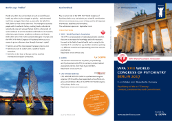 wpa xvii world congress of psychiatry berlin 2017