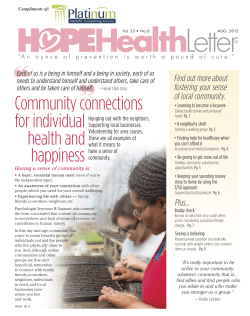 PlatinumBCG Wellness Newsletter 8-2015
