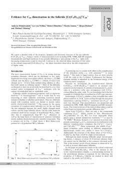 Evidence for C60 dimerisation in the fulleride [Cr(C9H12)2]