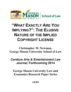 A. What Is An Implied License?