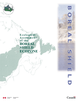 Ecological Assessment of the Boreal Shield Ecozone