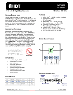 Datasheet - Integrated Device Technology