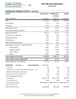 Aircraft Cost Summary