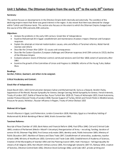 Unit 1 Syllabus - Annapolis High School