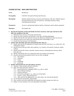 Esthetics - Alberta Education