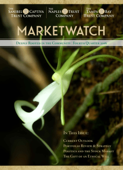 marketwatch - Sanibel Captiva Trust Company