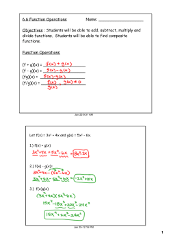 6.6 Function Operations Name