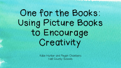 One for the Books Presentation