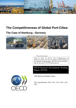 The Competitiveness of Global Port-Cities: