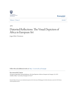 Distorted Reflections: The Visual Depiction of Africa in European Art