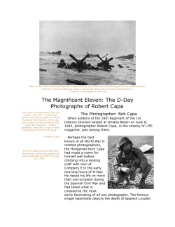 The Magnificent Eleven: The D-Day Photographs of Robert Capa